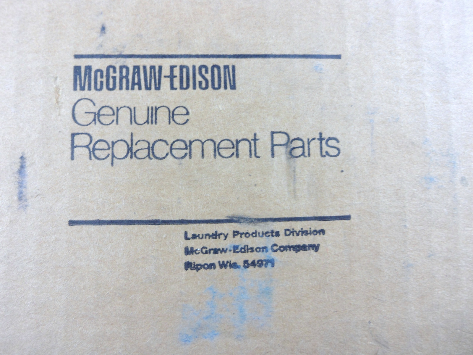 NOS McGraw-Edison Speed Queen Washer Water Valve 21713