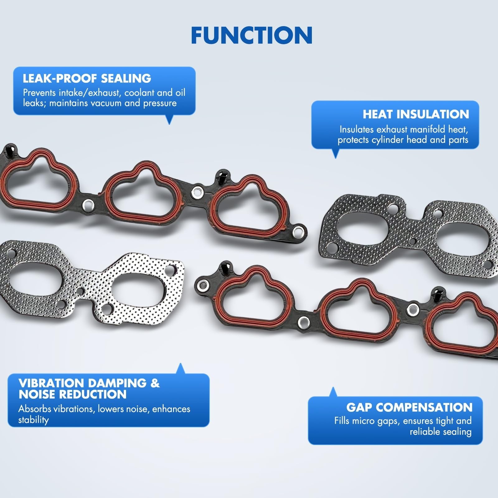 Cylinder Head Gasket Set Fit for Ford Escape 3.0L,for Mazda Tribute 3.0L Repl…