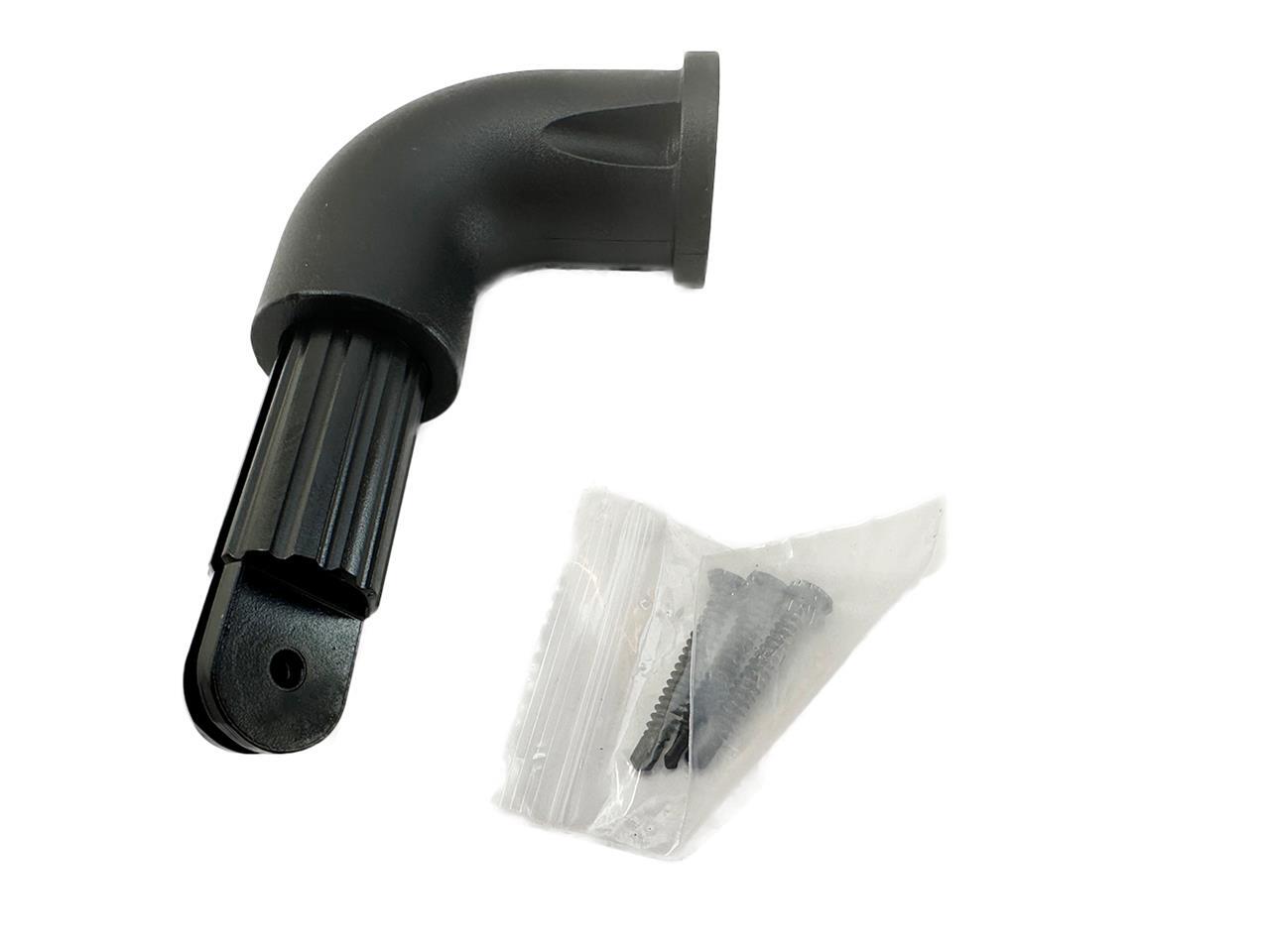 Barette Handrail 90 Degree Post Return – Matte Black 73019145 NEW FREE FAST SHIP