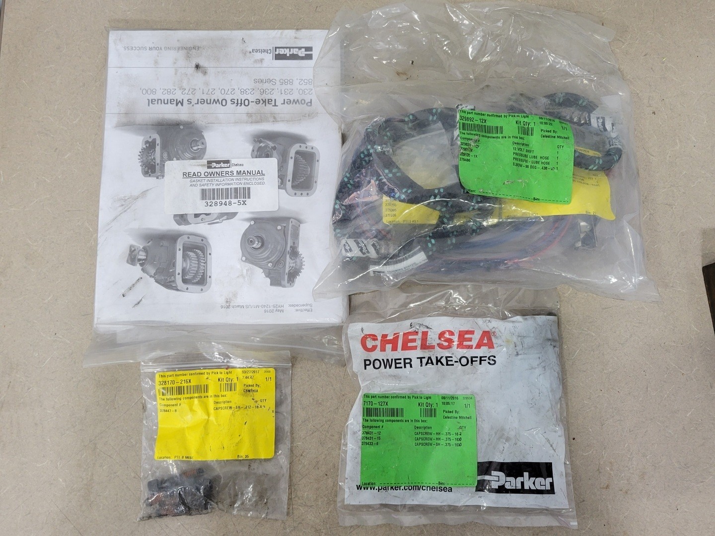 GENTLY USED PARKER 272MAAJP-B5RK Power Take-Off Assembly – Transportation