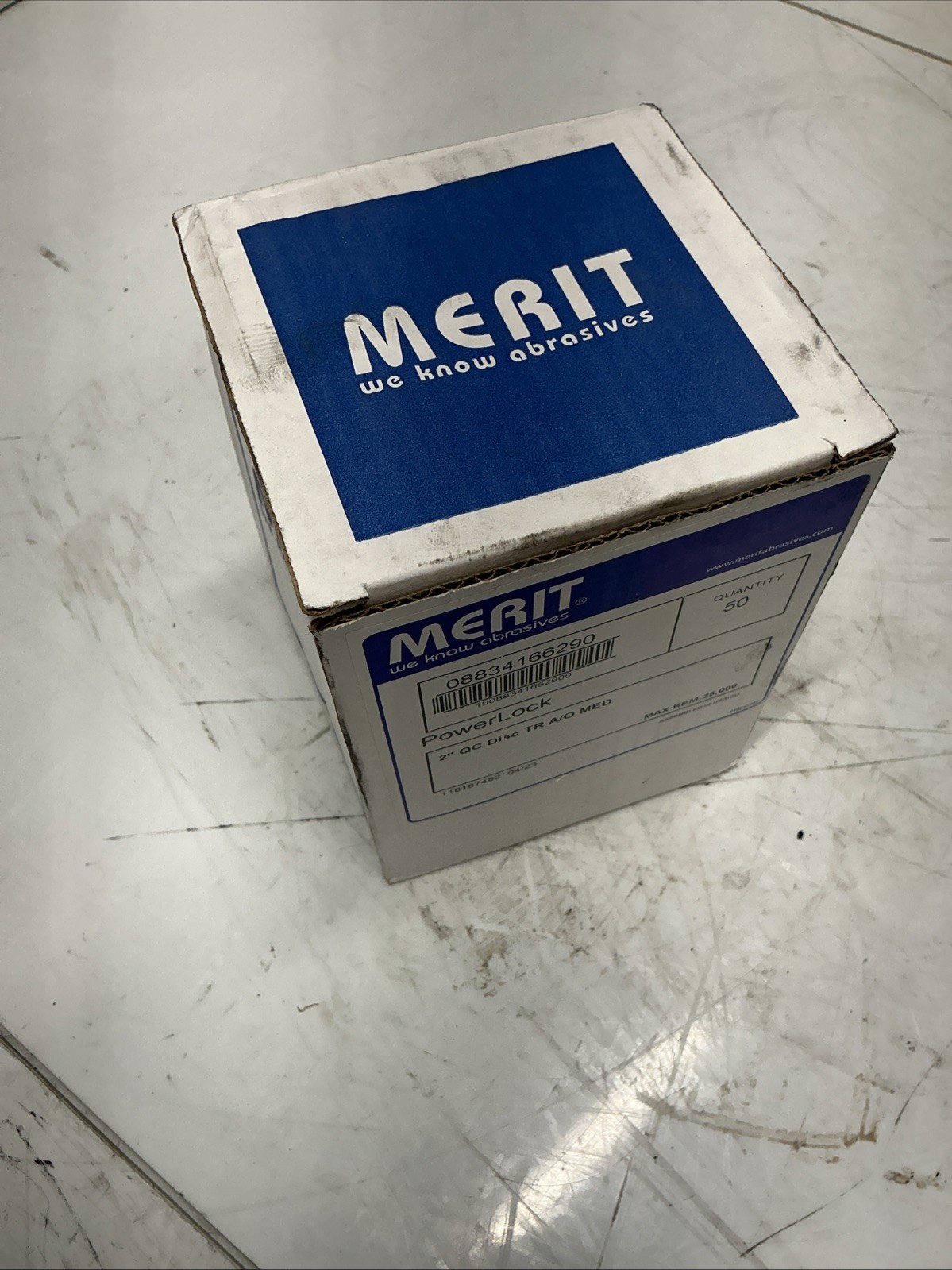 Merit Abrasives 2″ QC Disc TR A/O MED 08834166290 (50 pcs). W-789