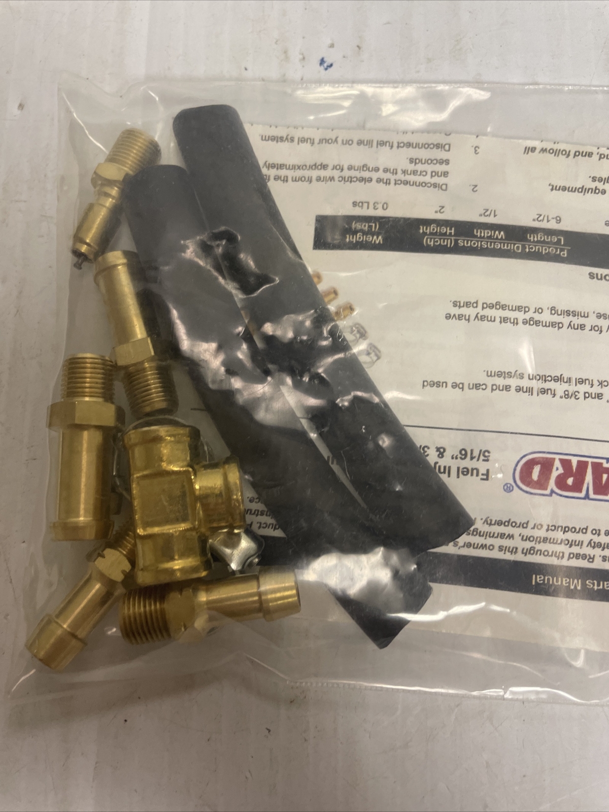 Westward Fuel Injection Pressure Adapter Kit, 10PC 1EKD6 New
