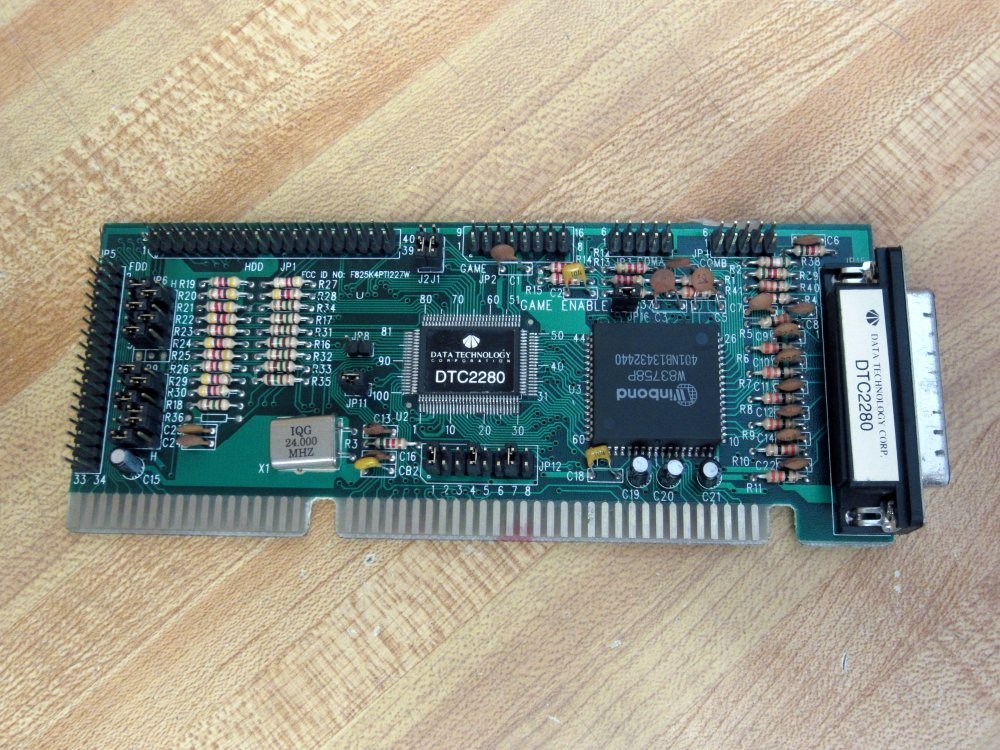Data Technology DTC2280 16-Bit ISA I/O Card W/O Adapter Bar