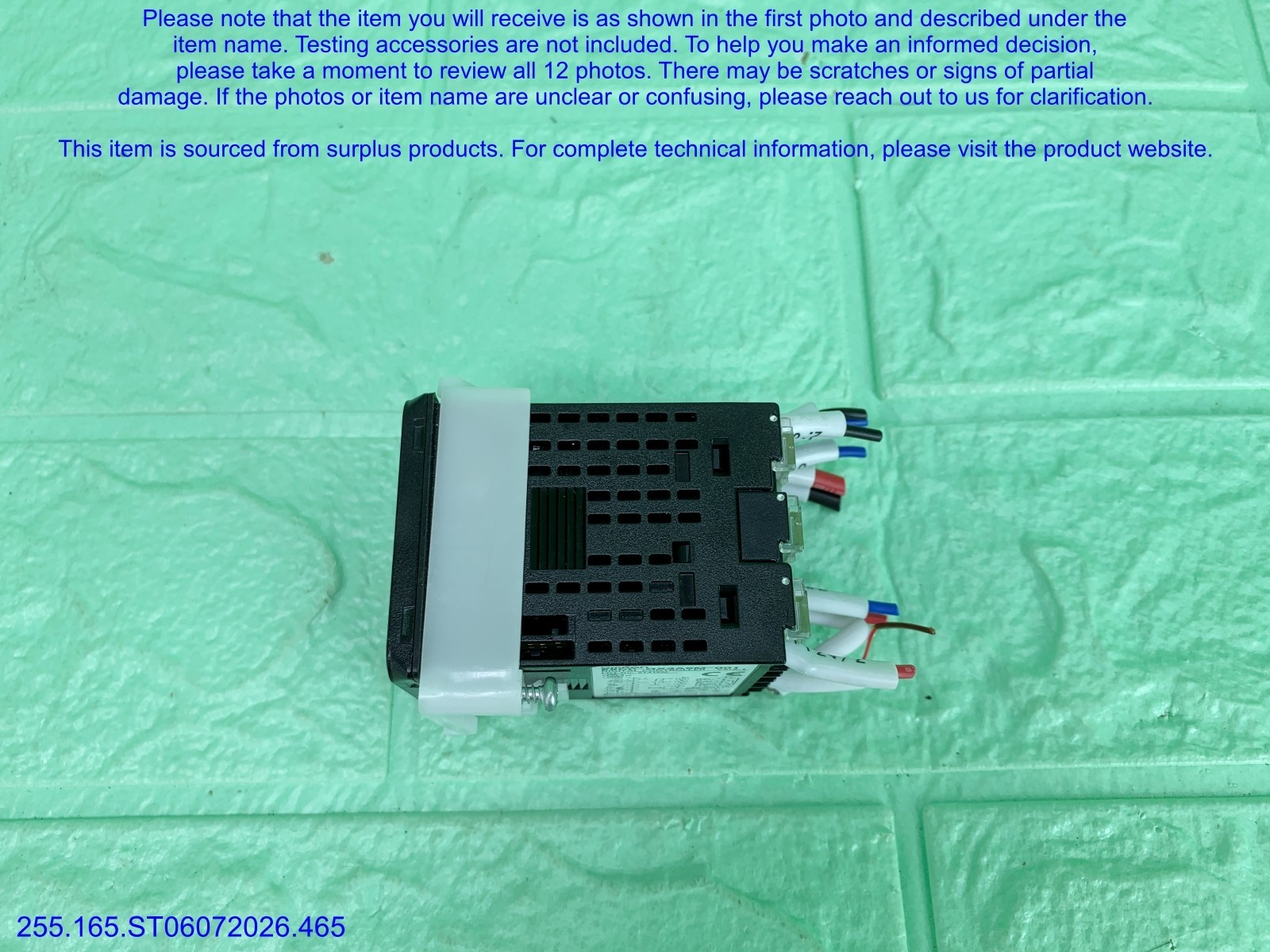 Omron E5CC-QX3A5M-001 Temp Controller as in photos, sn:6479, DHL