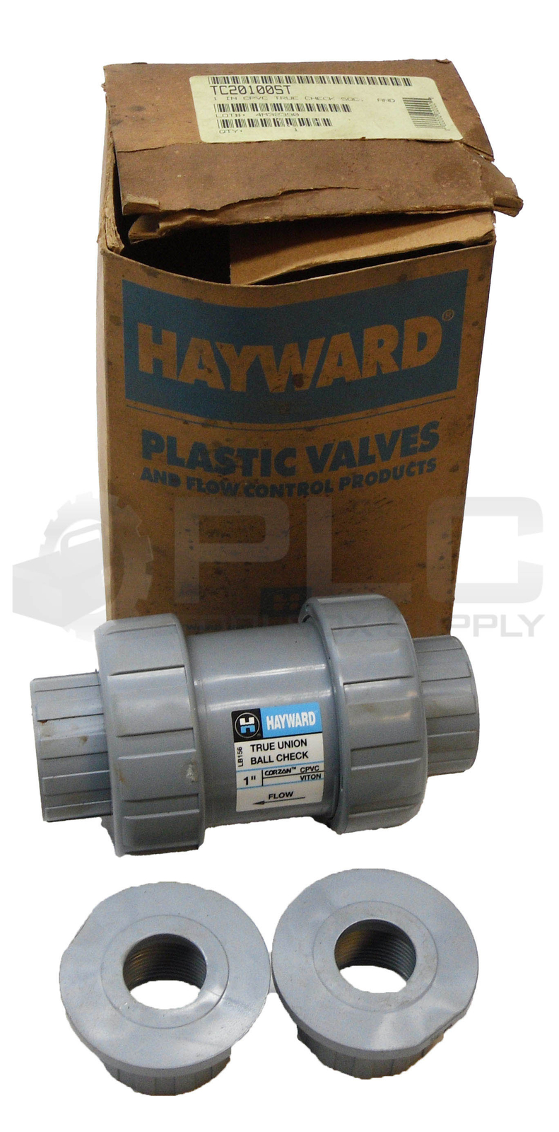 NEW HAYWARD TC20100ST 1″ TRUE UNION BALL CHECK VALVE CPVC