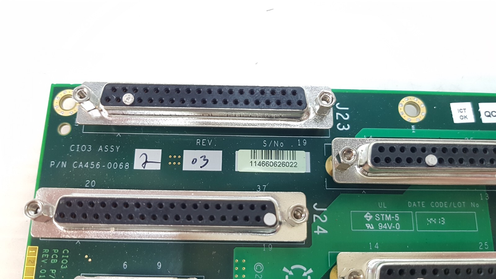 HP INDIGO CIO3 ASSY CA456-00682 REV. 03
