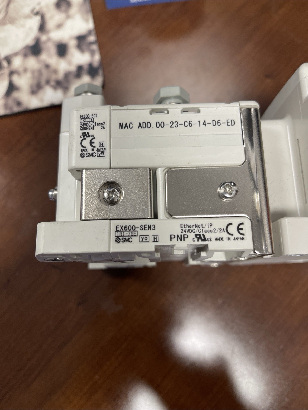 SMC #EX600-SEN3 valve manifold