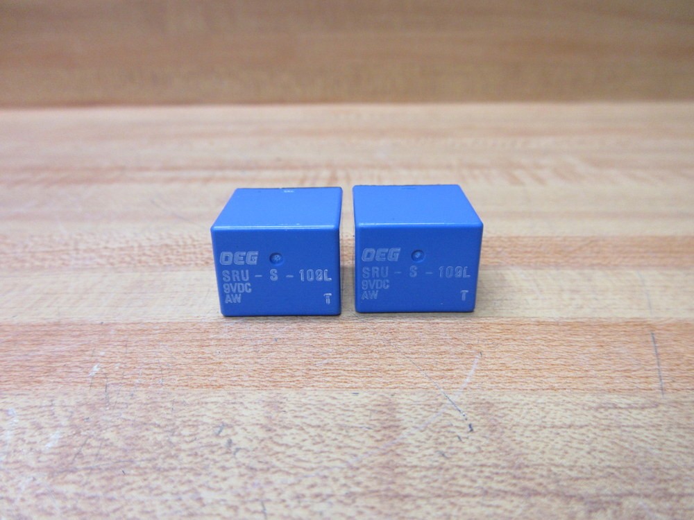OEG SRU-S-109L-9V DC Relay SRU-S-109L (Pack of 2)