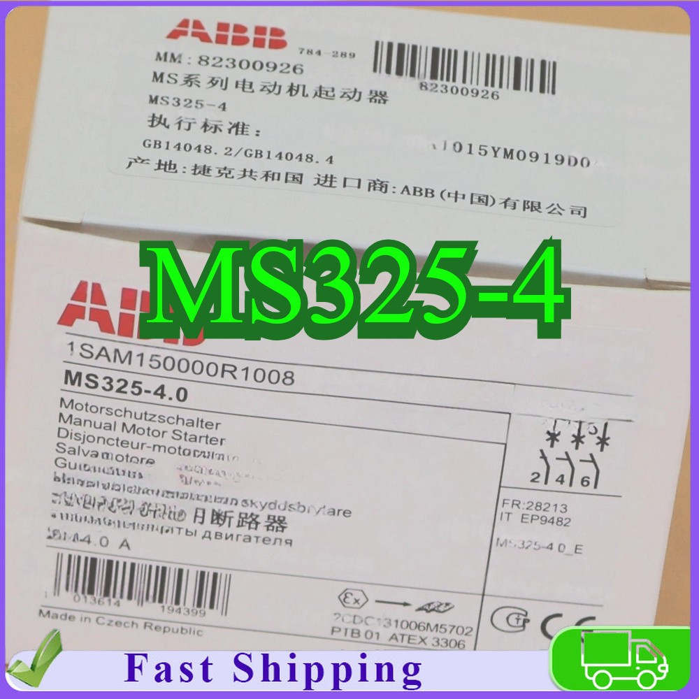 1PCS ABB MS325-4.0 1SAM150000R1008 2.5-4.0A Circuit Breaker Fast delivery NEW