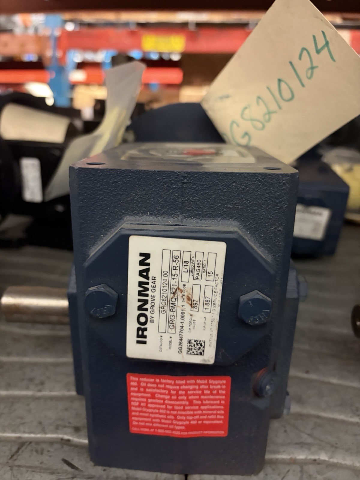 NEW NO BOX GROVE GEAR GRG-BMQ-821-15-R-56 GRG8210124.00