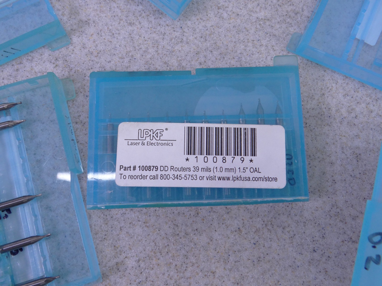 LPKF Laser & Electronics End Mills lot of 20 packs 100979 101016 101010 101007