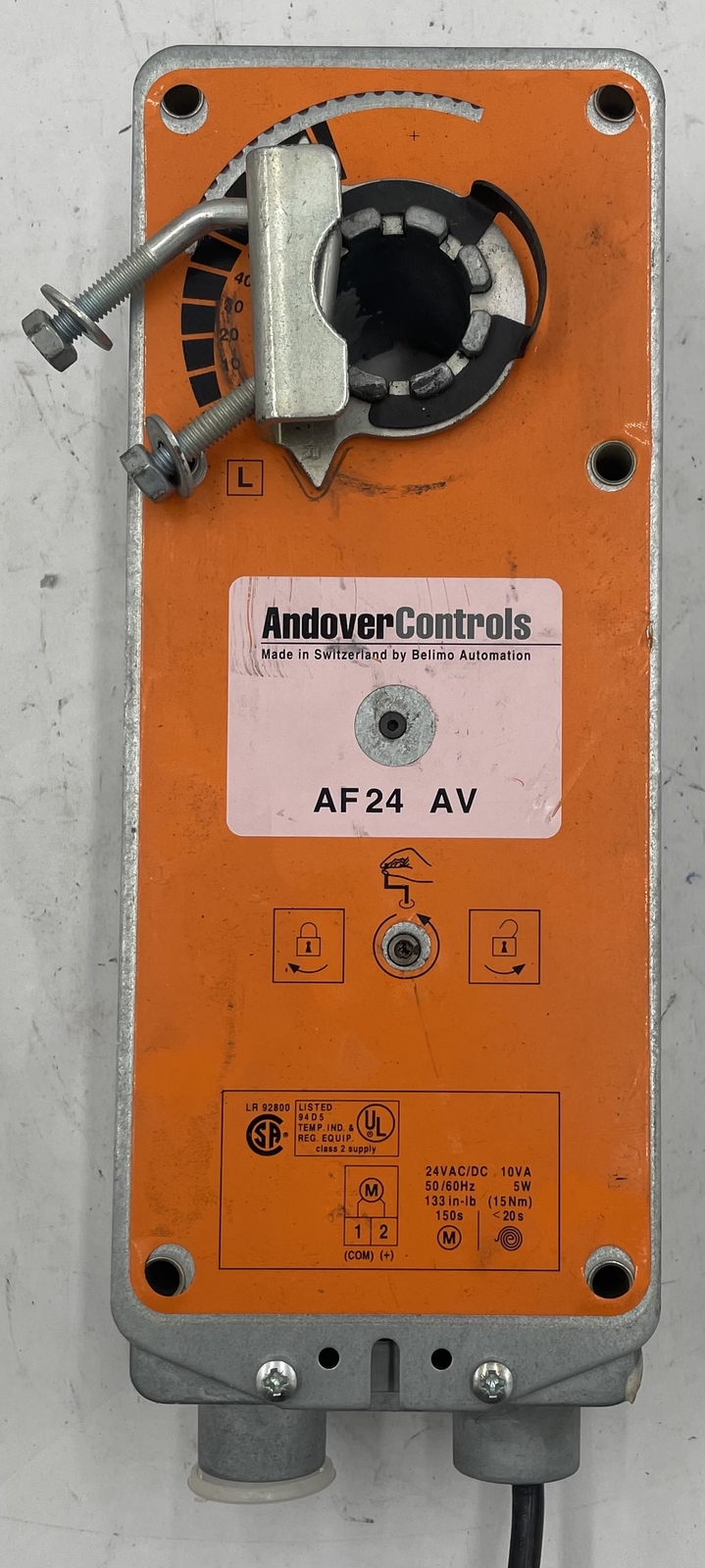 Andover Controls AF24 AV Spring Return Damper Actuator