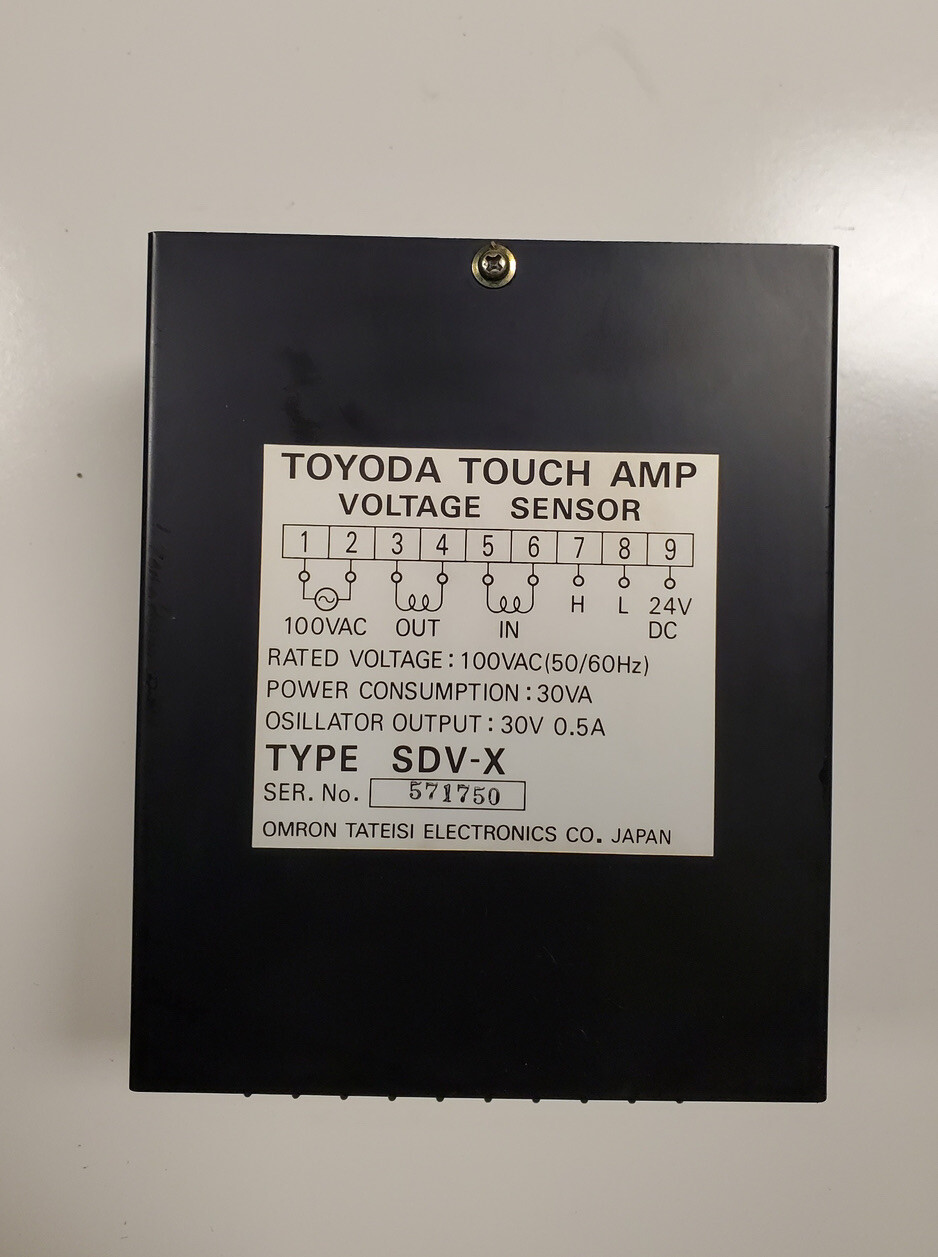 TOYODA TOUCH AMP VOLTAGE SENSOR SDV-X 100VAC H7C13Z06 Z FA 550/630