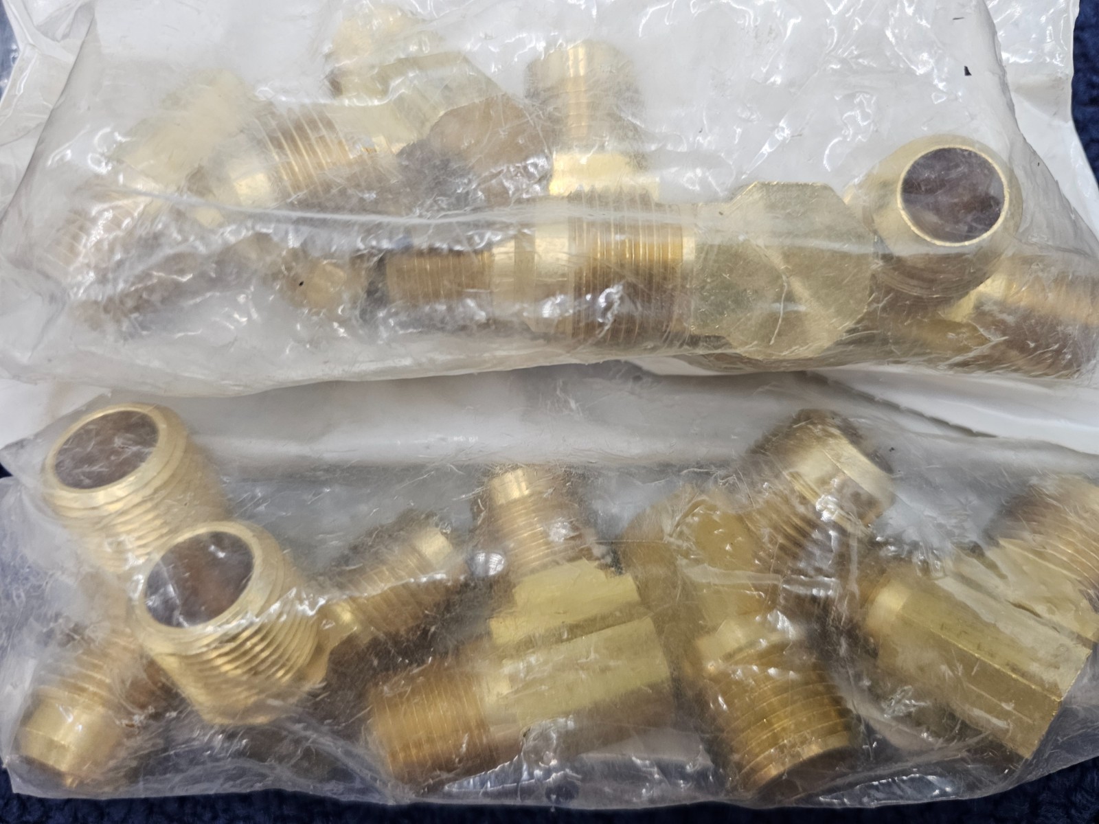 (QTY 10) BrassCraft 5/8″ O.D. Flare x 1/2″ MIP Brass Flare Reducing Male Elbow