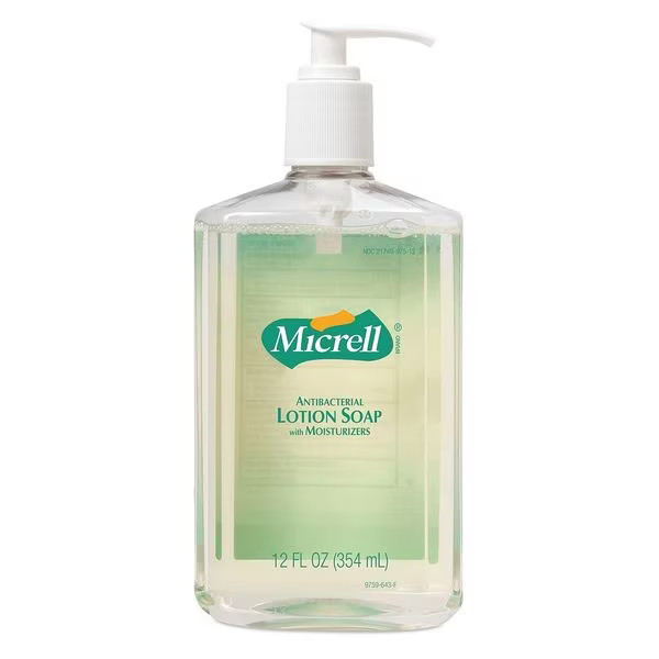 Micrell 2870777 12 fl. oz. Liquid Hand Soap Pump Bottle
