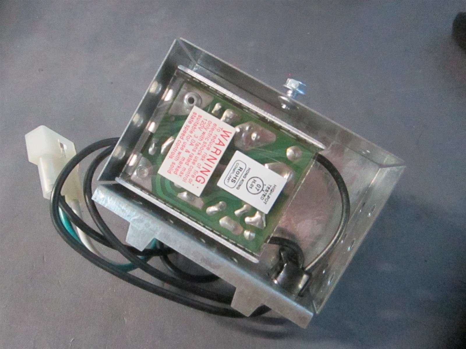 Broan (80L) 120V 3 Amp Adjustable Speed Control Internal Unit Mount