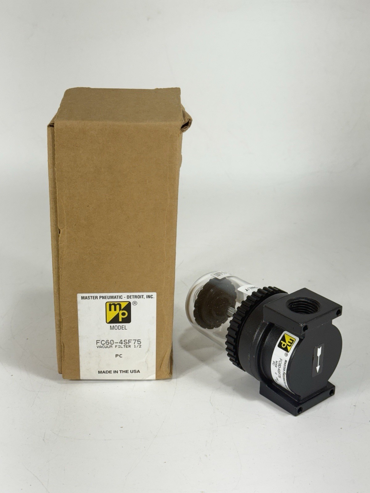 STERIS P093909592 1/2″ NPT Air Filter Assembly – Master Pneumatics FC60-4SF75
