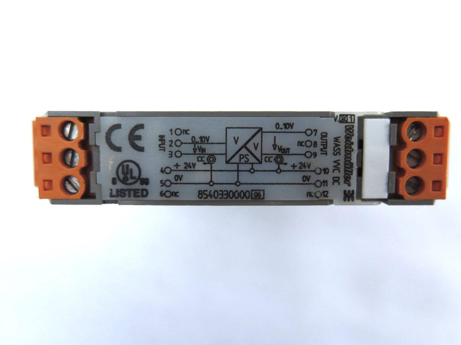 Weidmuller 8540330000 WAS5 VVC DC 24V Signal Isolator Converter
