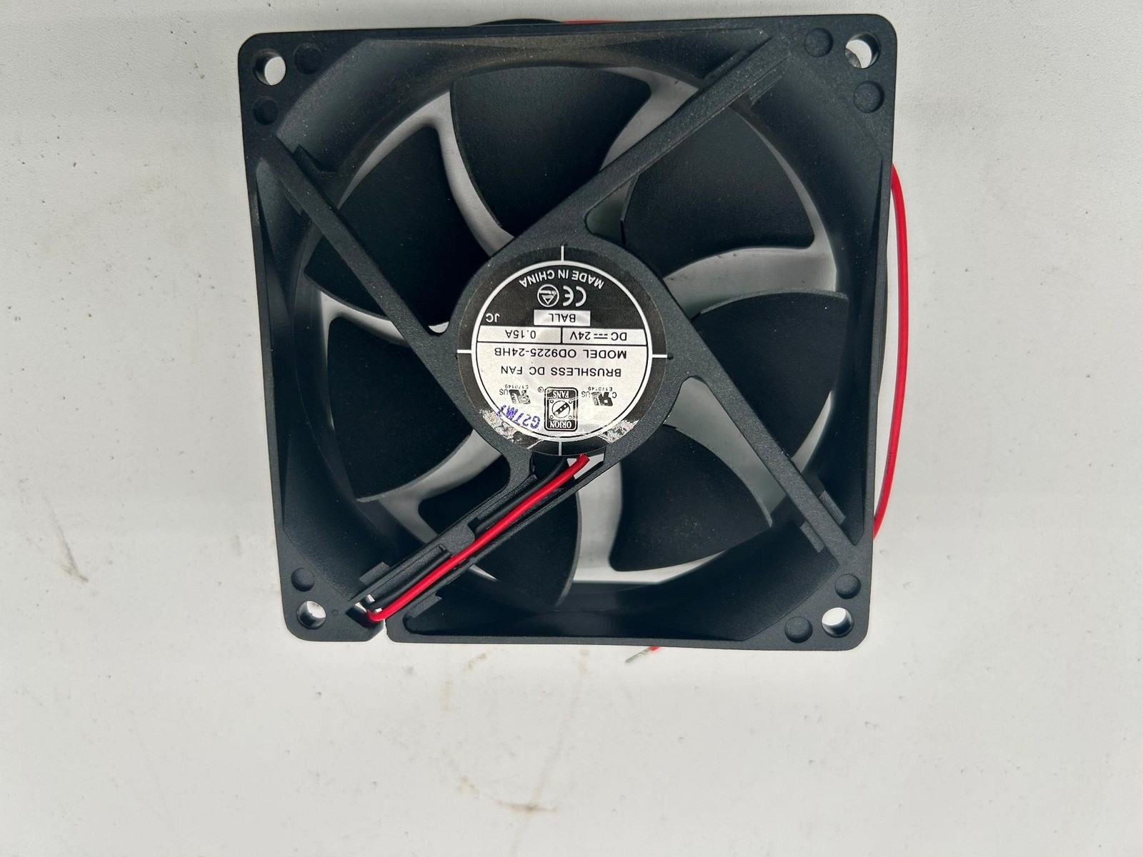 1 lot of 7 Orion Fans OD9225-24HB DC Fan, 24V, 53CFM