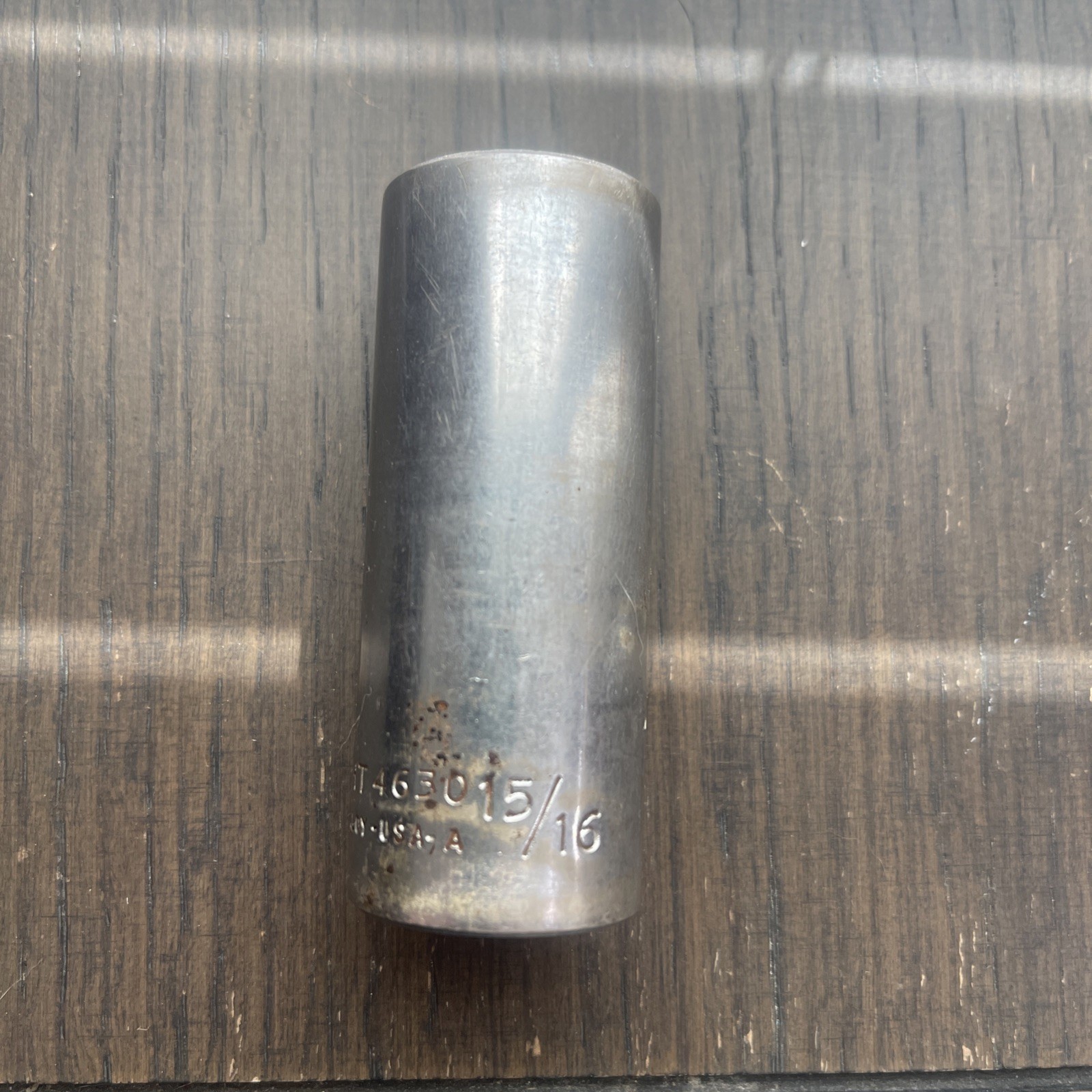 Wright Tool 4630 15/16 – 1/2Inch Drive 12 Point Deep Socket – W/ Pin Hole