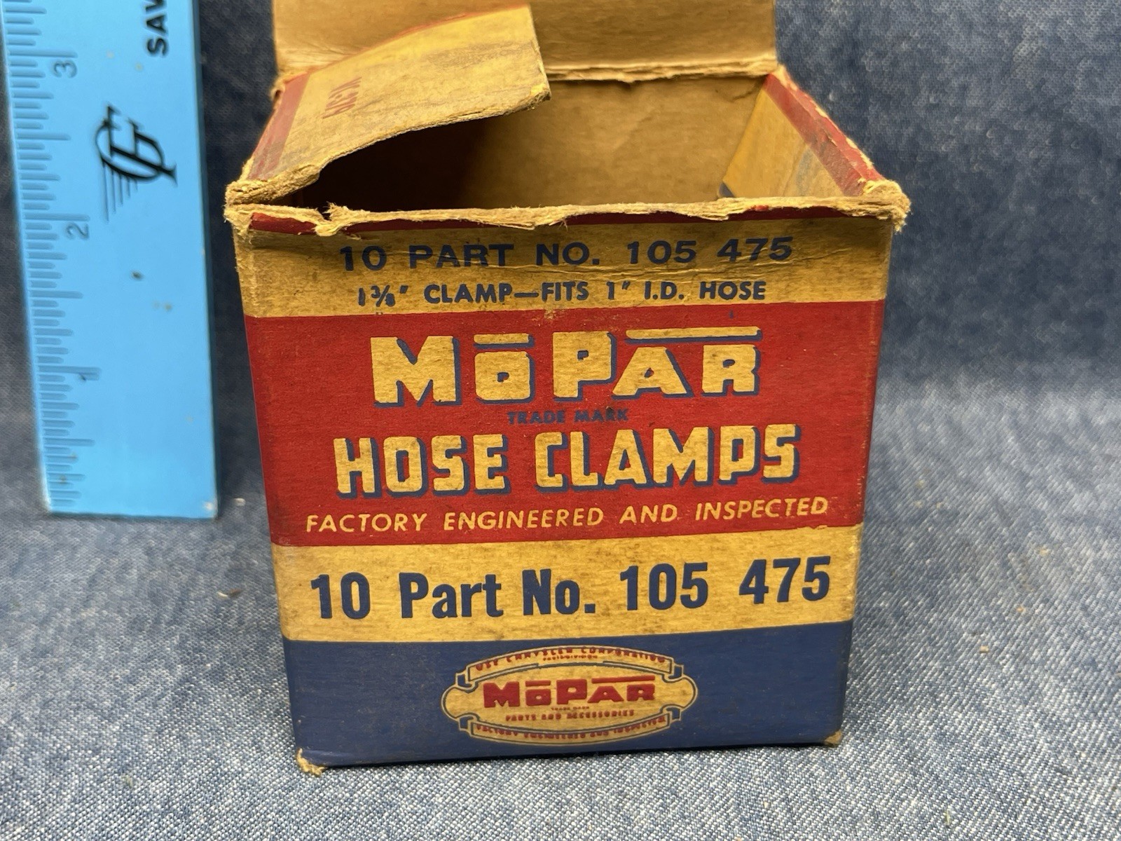 LOT OF 2 MOPAR HOSE CLAMPS