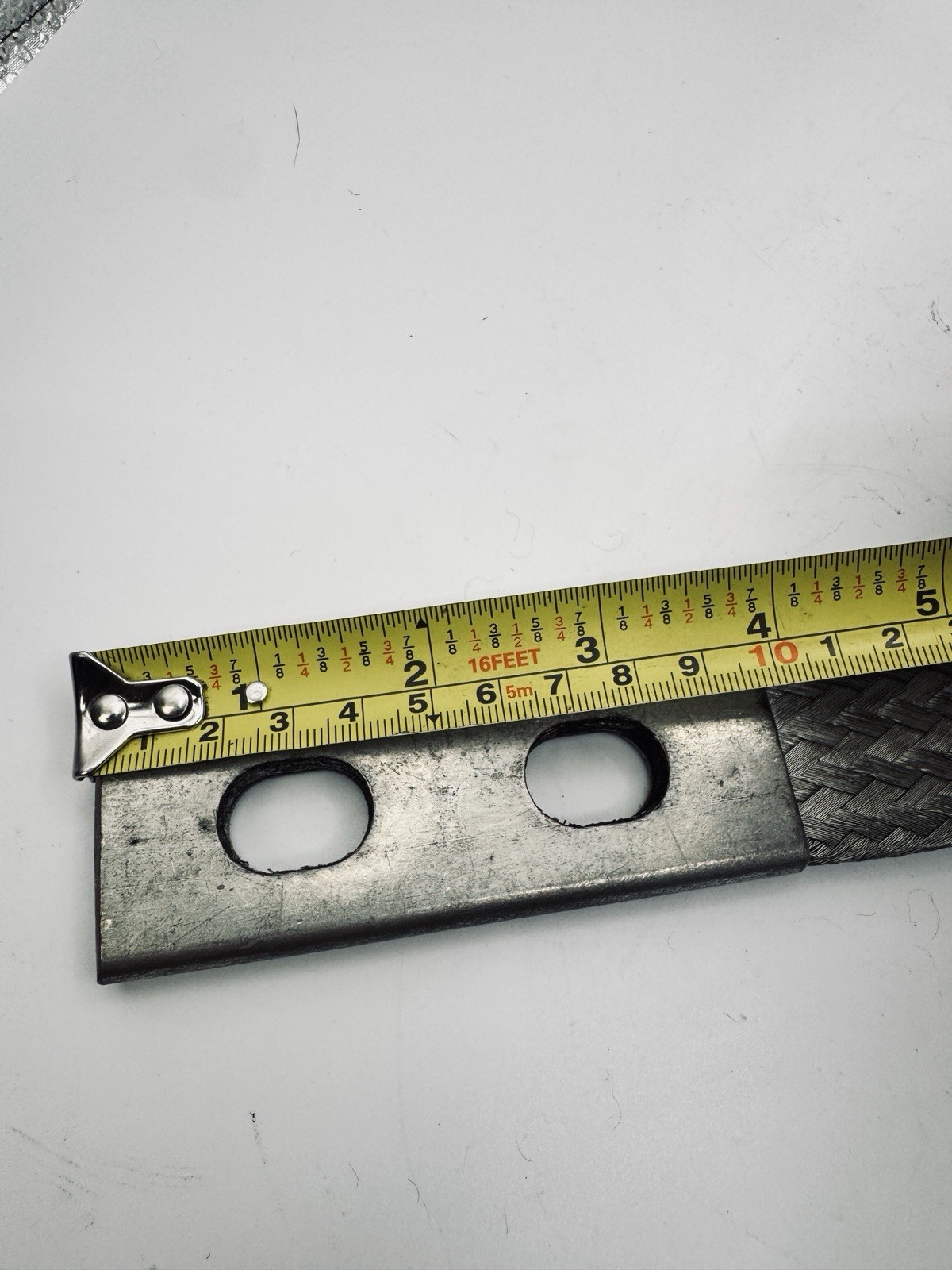 15-1/2″ x 1-1/2″ Flexible Jumper 4-Braid Tin Copper Busbar Connector 4-Hole