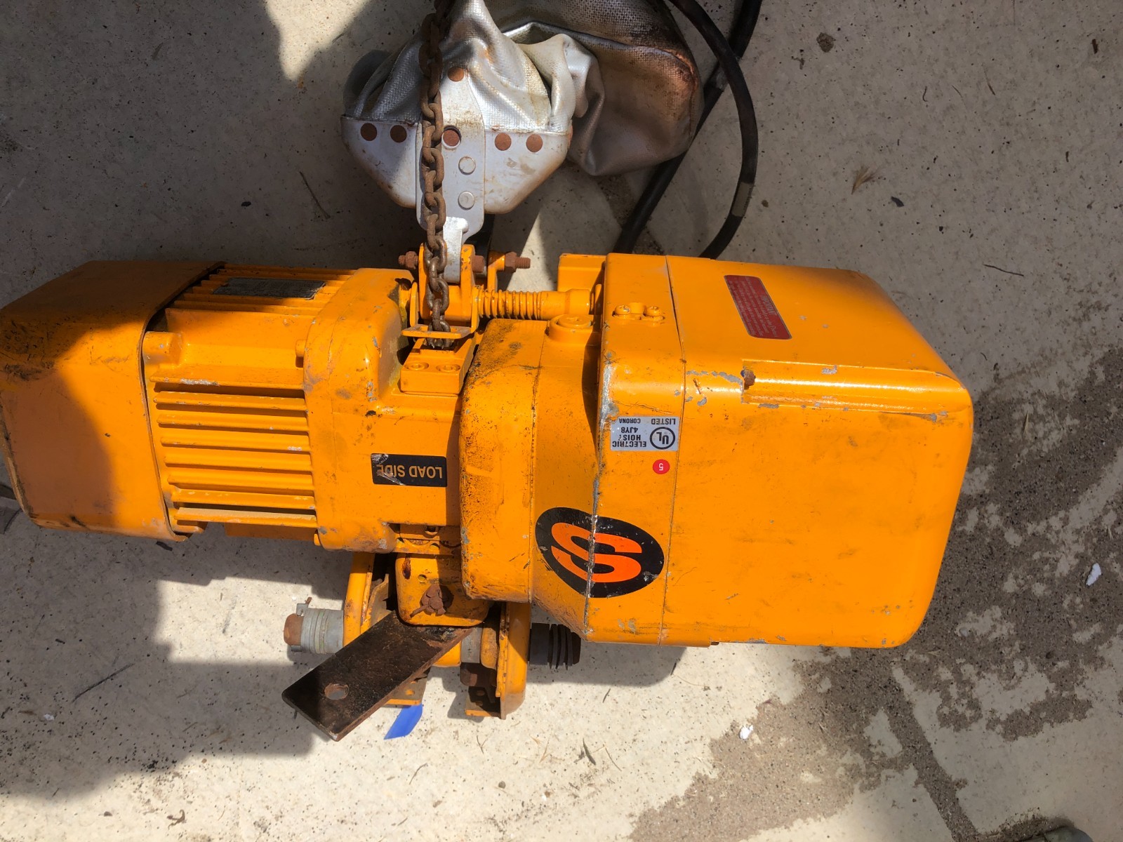 Harrington 1/4 Ton 500 lbs Electric Chain Hoist 110v