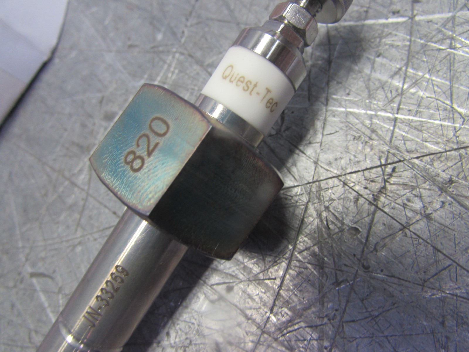 QUEST-TEC SOLUTION LEVEL-TRAC TYPE-820 QTLT-PR820 ZIRCONIA INSULATED PROBE NIB !