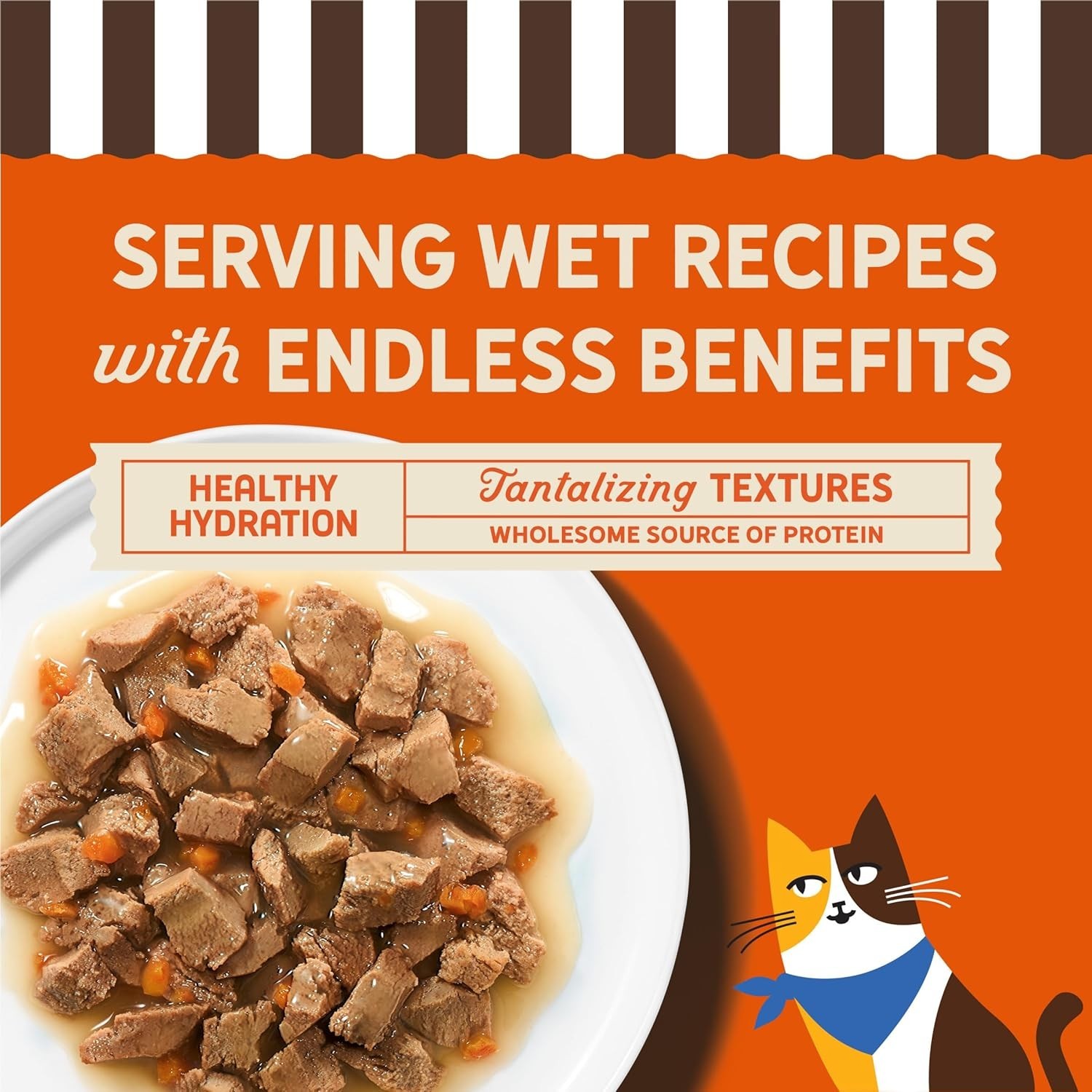 Merrick Purrfect Bistro Chicken & Beef Gravy Wet Cat Food, 24 ct.