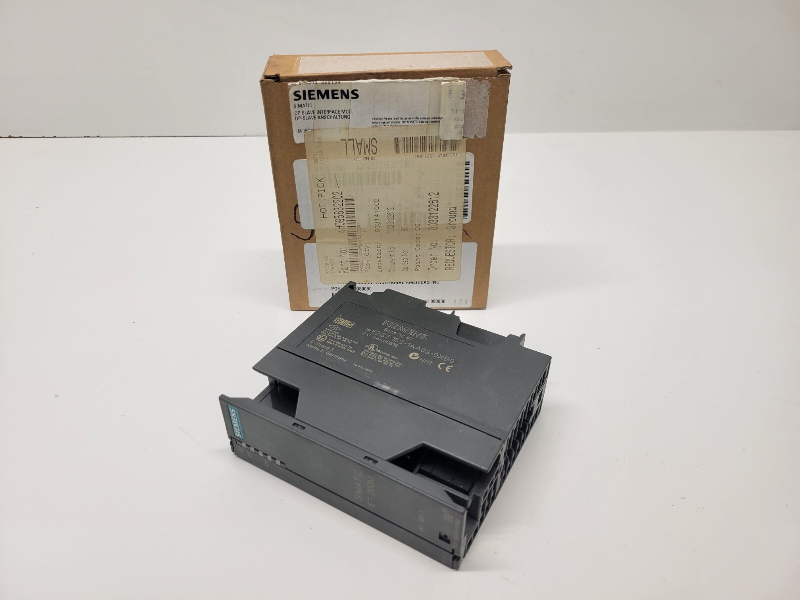 NEW OLD STOCK! SIEMENS SIMATIC S7 INTERFACE MODULE 6ES7-153-1AA03-0XB0