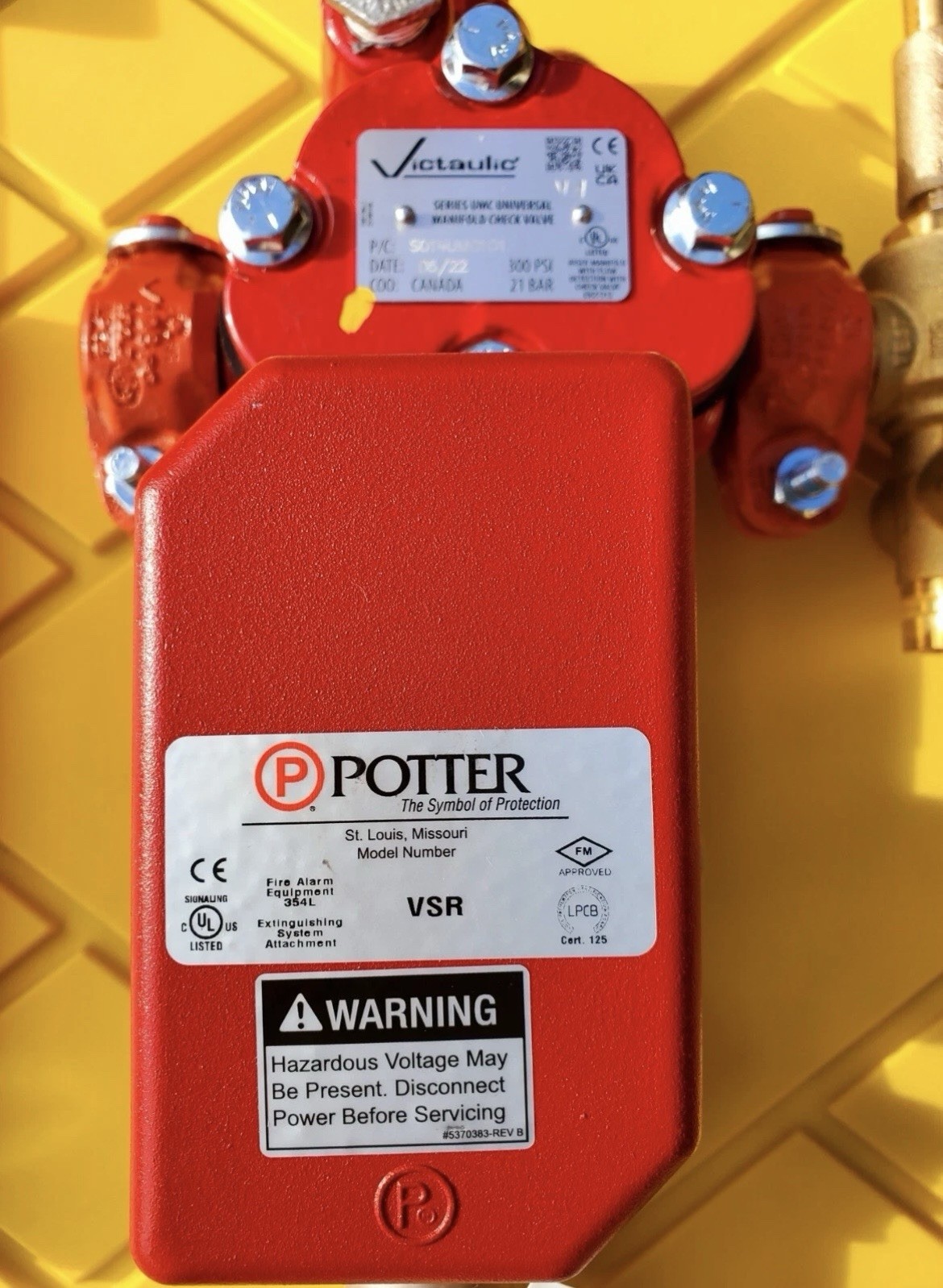 [New]- VICTAULIC UMC FIRE SPRINKLER SYSTEM CONTROLLER SIZE-1 1/2 48-3MM
