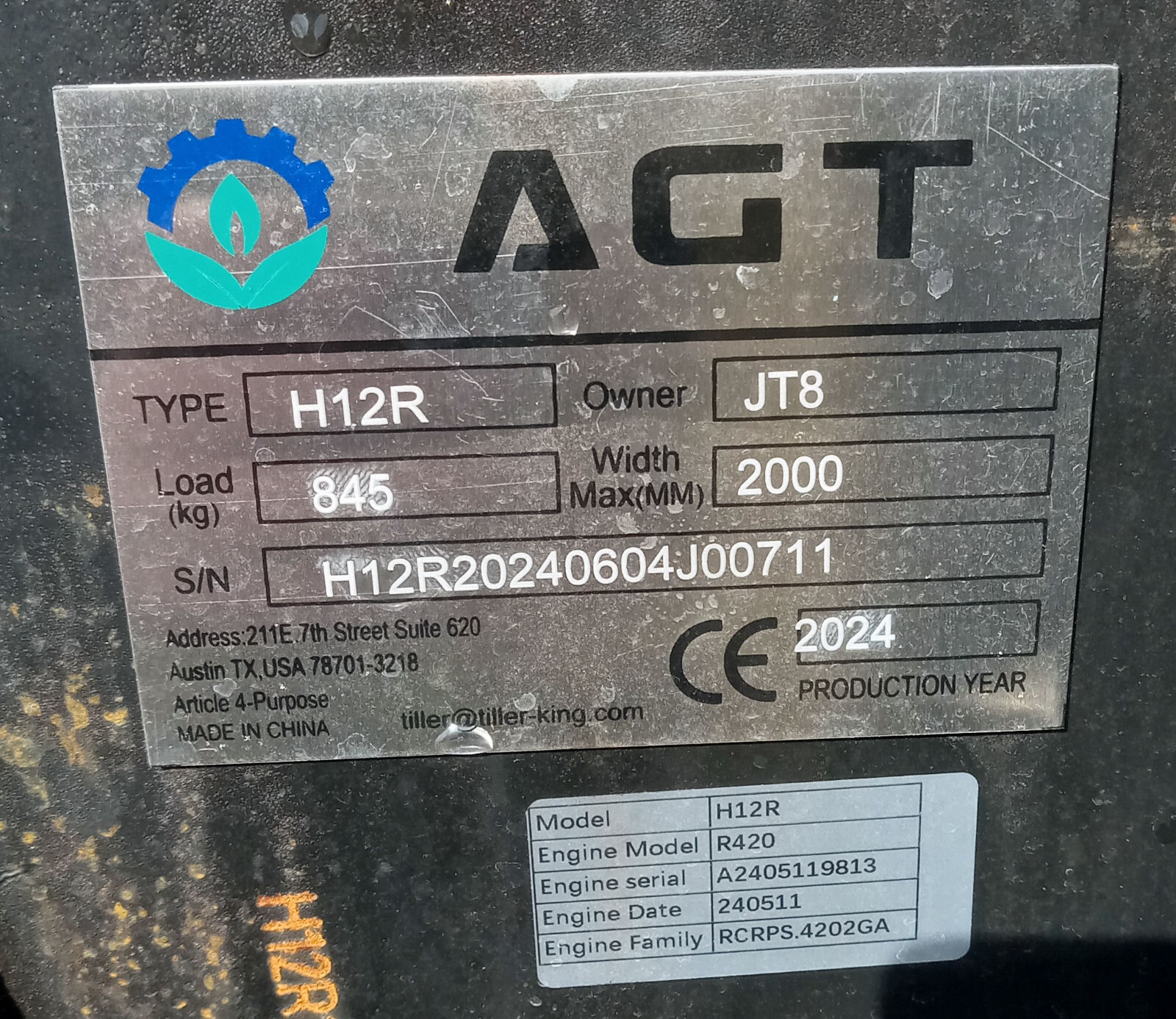 1 NEW 2024 AGT H12R MINI EXCAVATOR MECHANICAL THUMB 14” BUCKET NNB *MAKE OFFER*