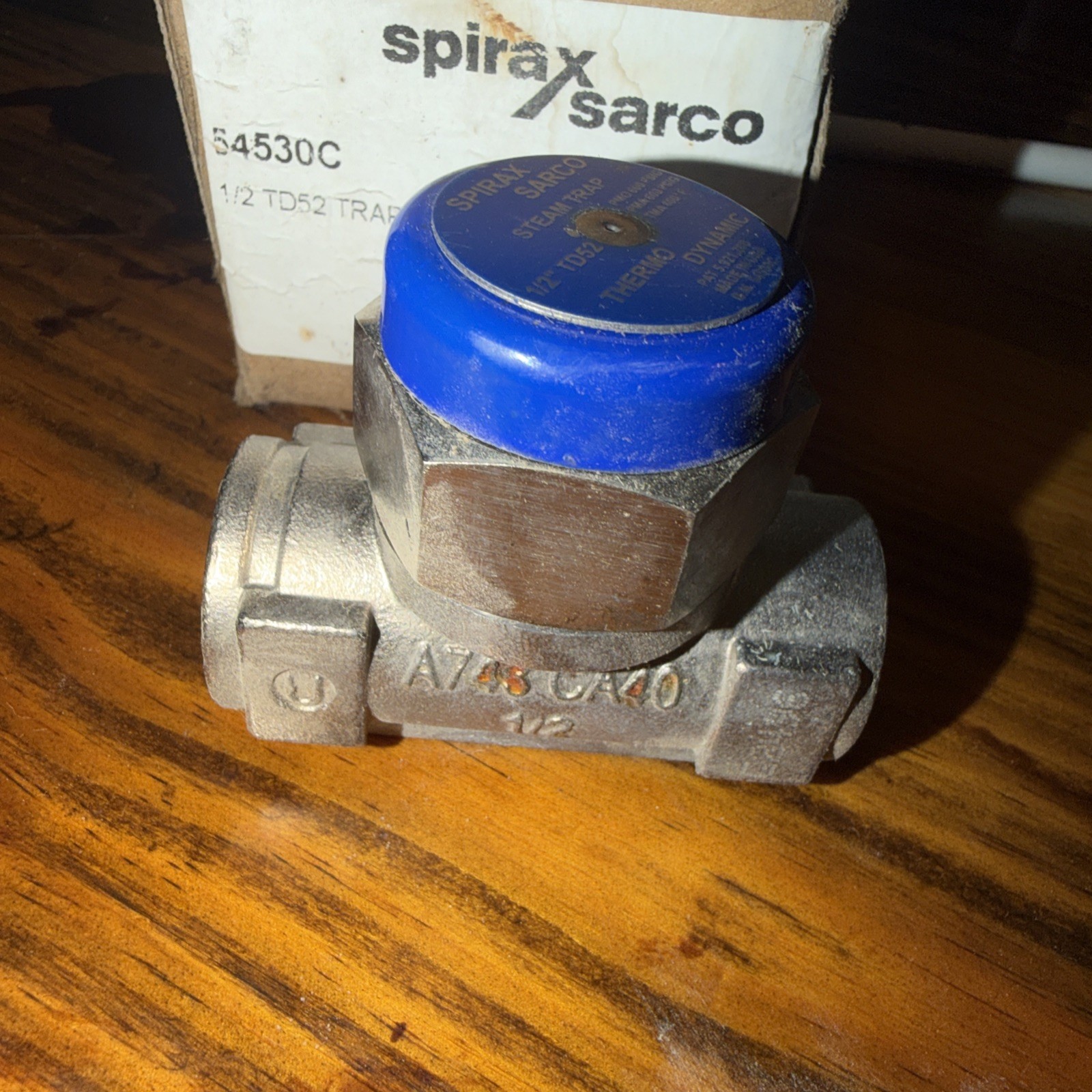NEW SPIRAX SARCO 54530C STEAM TRAP TD52-1/2″