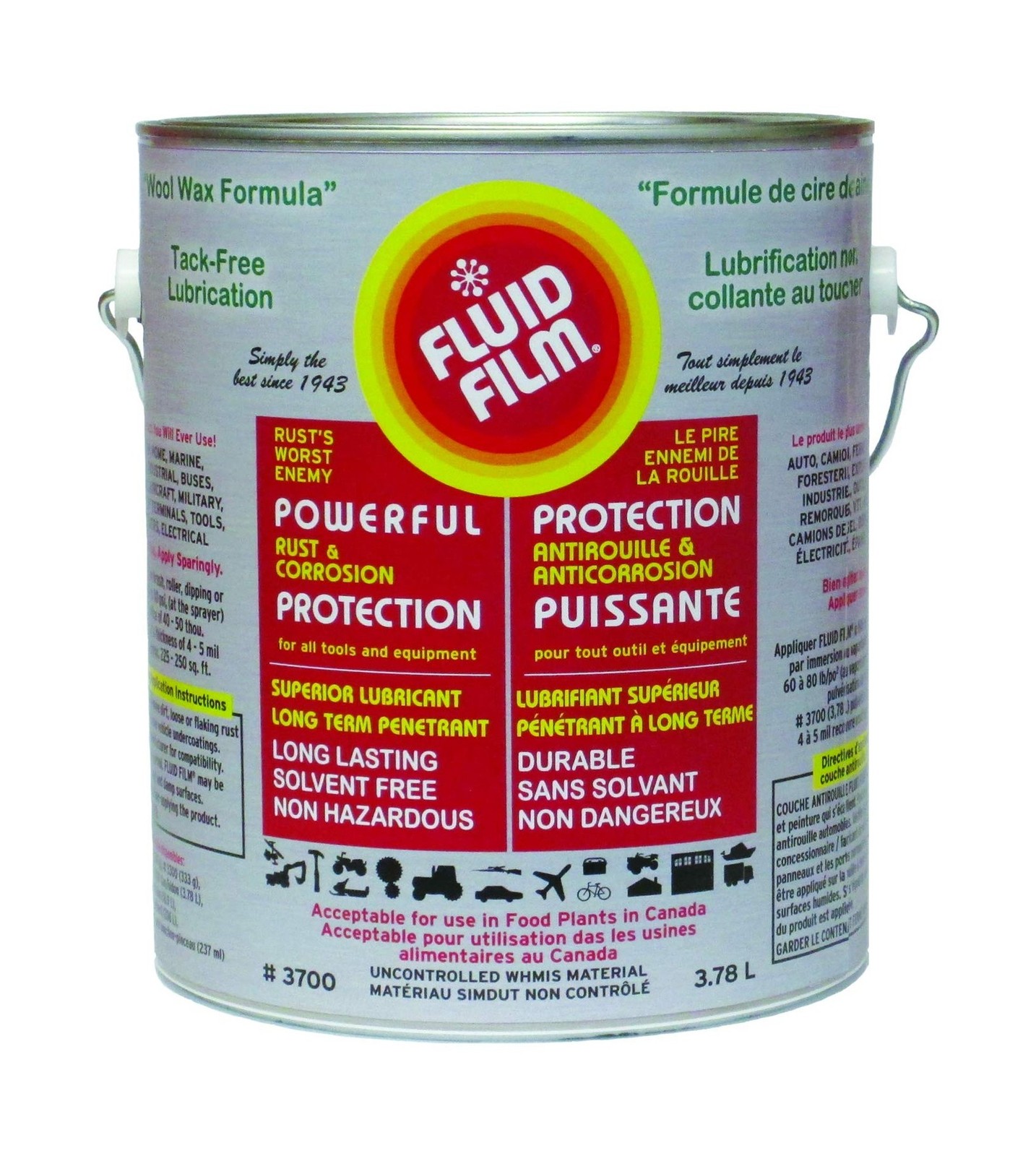 Fluid Film 1 Gallon Can Rust Inhibitor Rust Prevention Anti Corrosion Anti Ru…