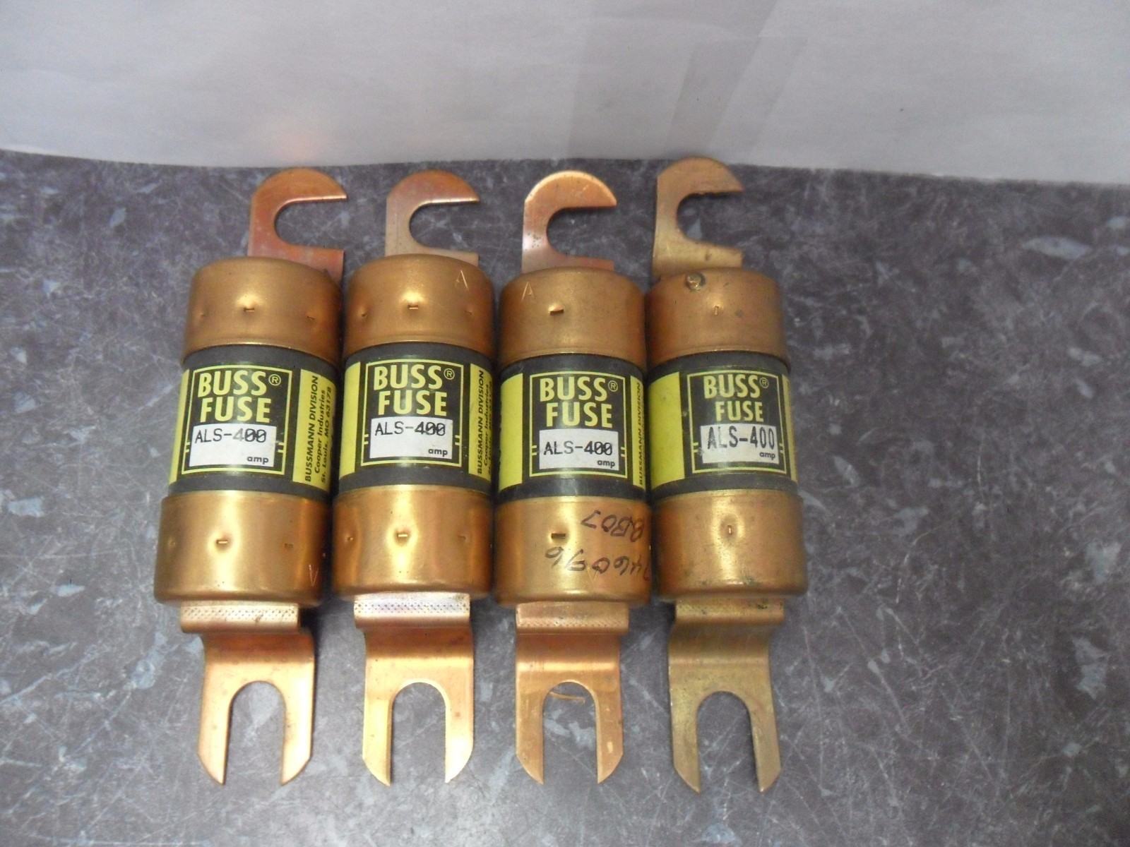 Nice Lot Bussmann ALS-400 Fuses 400 Amps 125 Volts