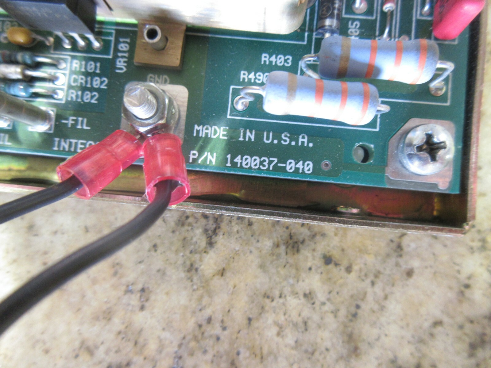 INTECOLOR POWER BOARD P/N 140037-040 104971-030 180044
