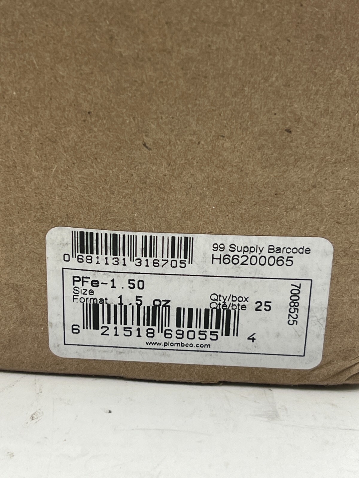 2 Boxes of 25 Genuine Plombco Value Line Clip-on Weight PFe-1.50 1.50 oz.