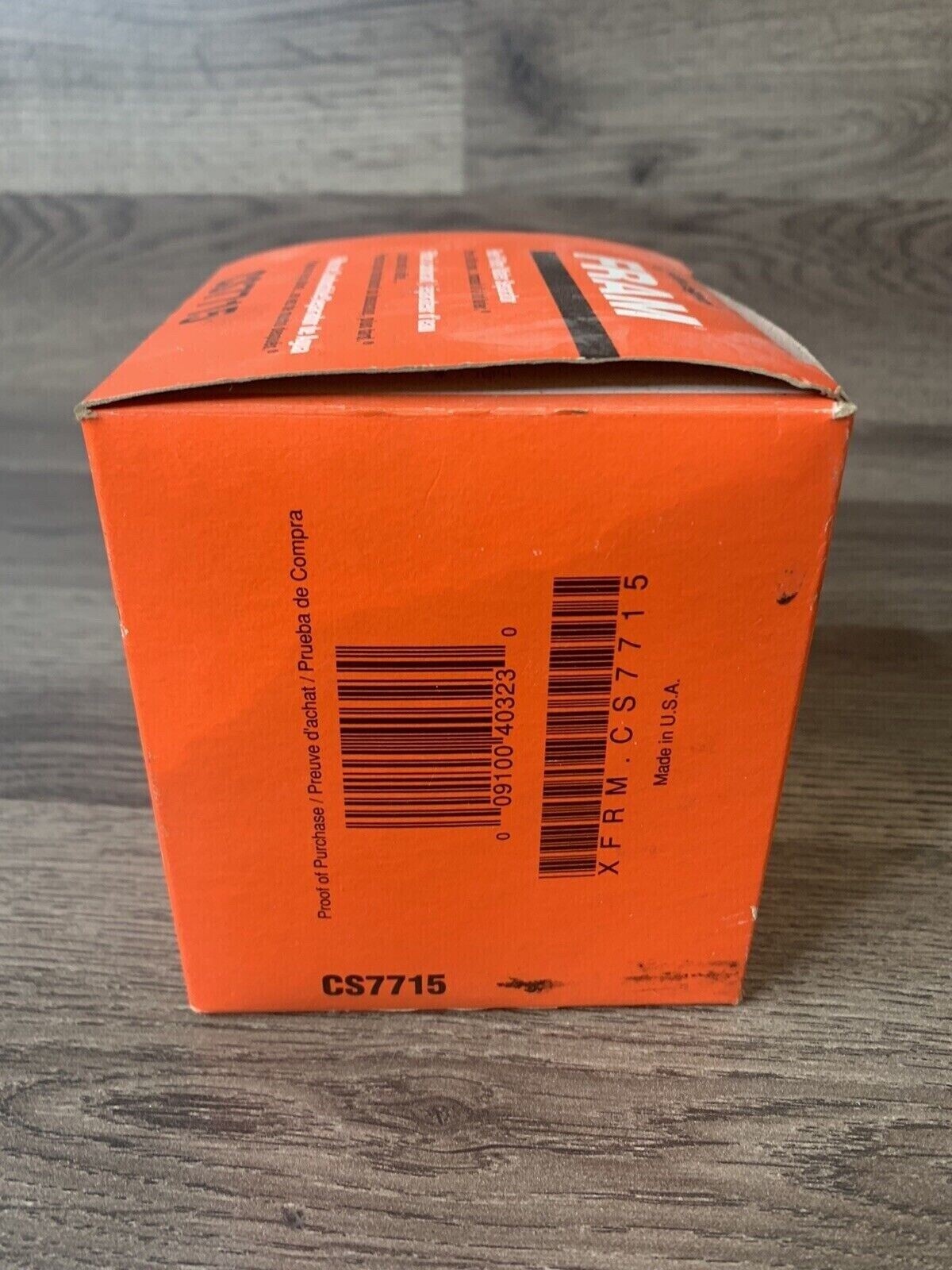 Fram Fuel Filter/Water Separator CS7715
