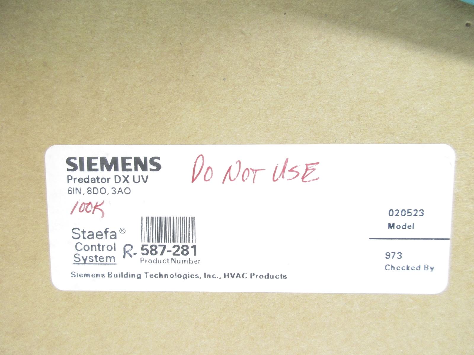 SIEMENS 587-281 NSMP