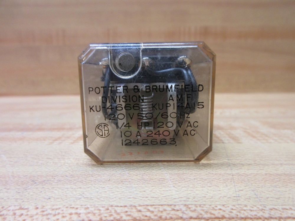 Potter & Brumfield KU-4666 120V Power Relay KUP14A15