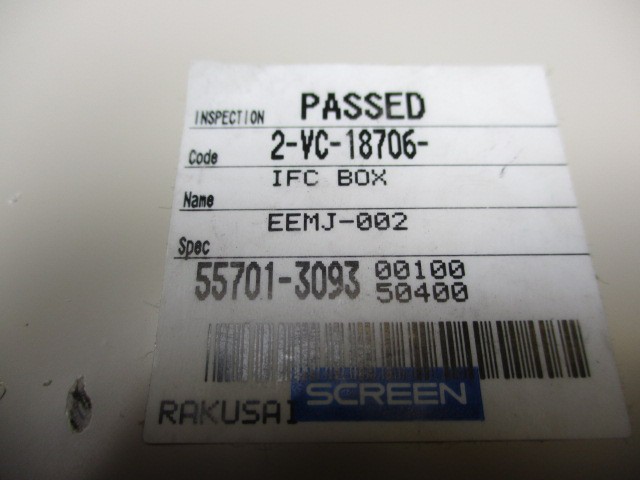 DAI NIPPON SCREEN (DNS) 2-VC-18706 IFC Box 2-VC-18706, EEMJ-002