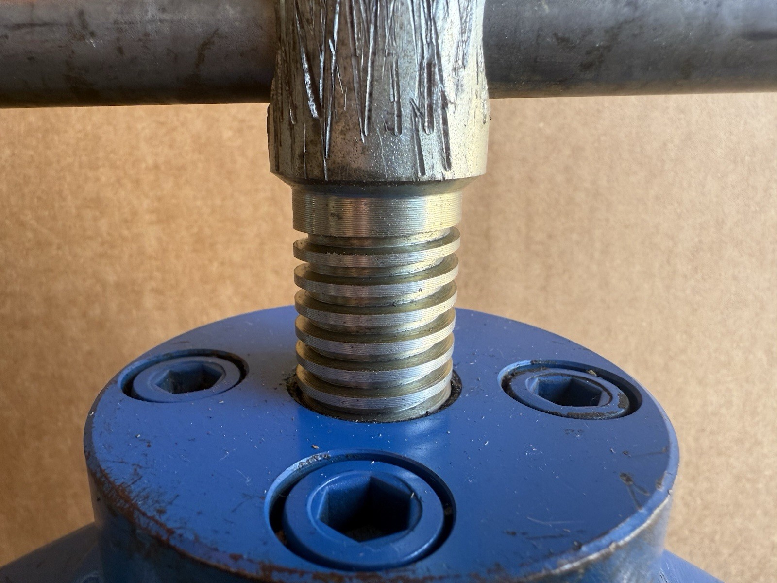 MUSTANG DBS-44F POLYETHYLENE PIPE ZQUEEZE TOOL 2” 3” 4” 4” IPS Used Re/All Des/