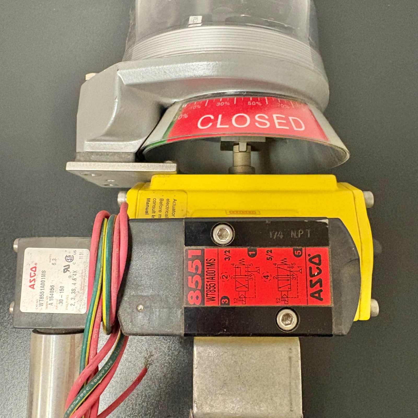 Apollo Pneumatic Actuator w/ Quartz Limit Switch & 1 Inch Valve – (AD0025N001A)