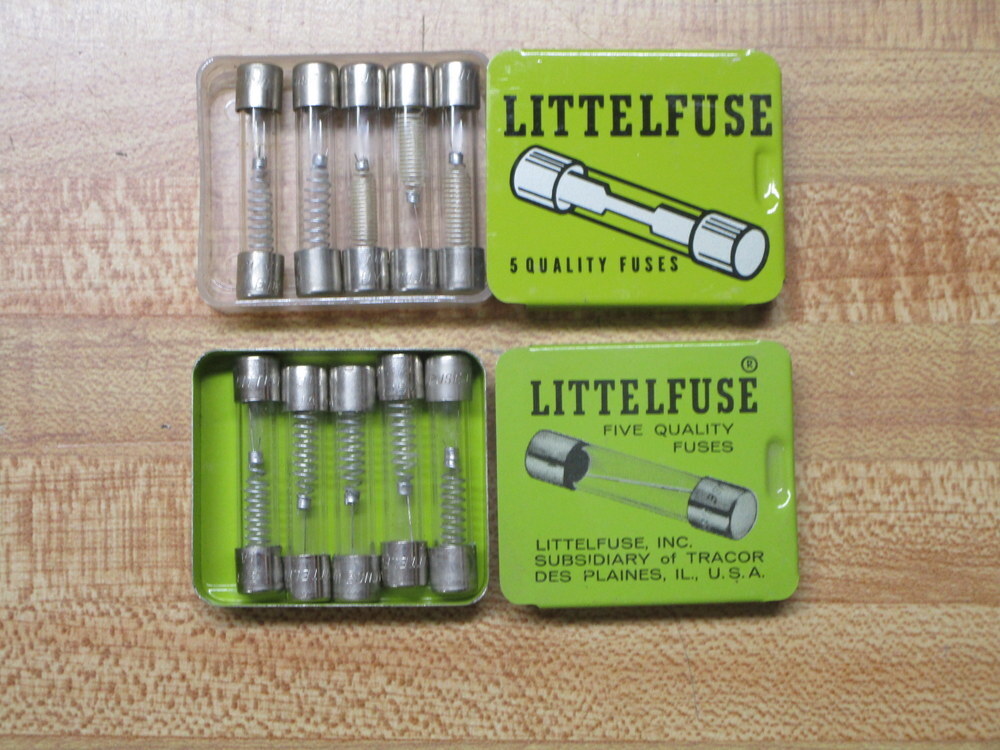 Littelfuse 3AG-1A Fuse Cross Ref 4XH40 313, Spring Element (Pack of 10)
