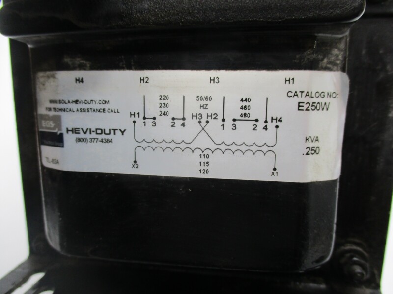 EGS E250W 480V UNMP