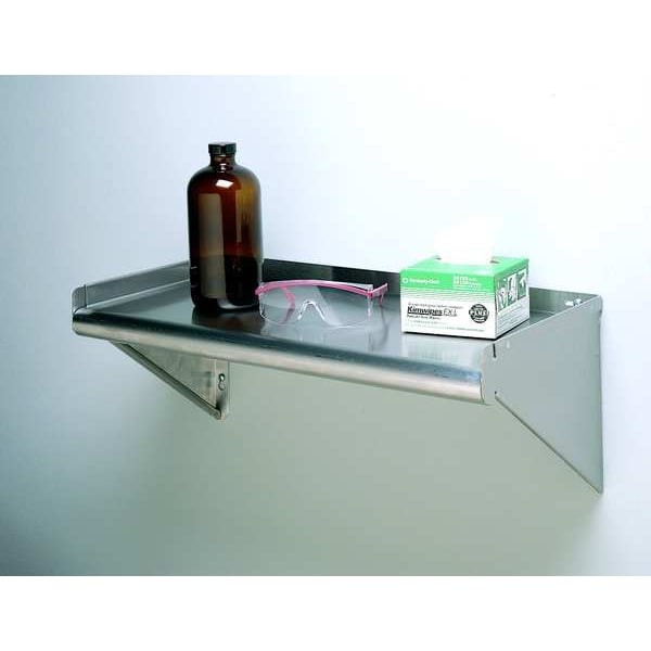 Advance Tabco Ws-Kd-48-Gr Stainless Steel Wall Shelf, 11-1/8″D X 48″W X