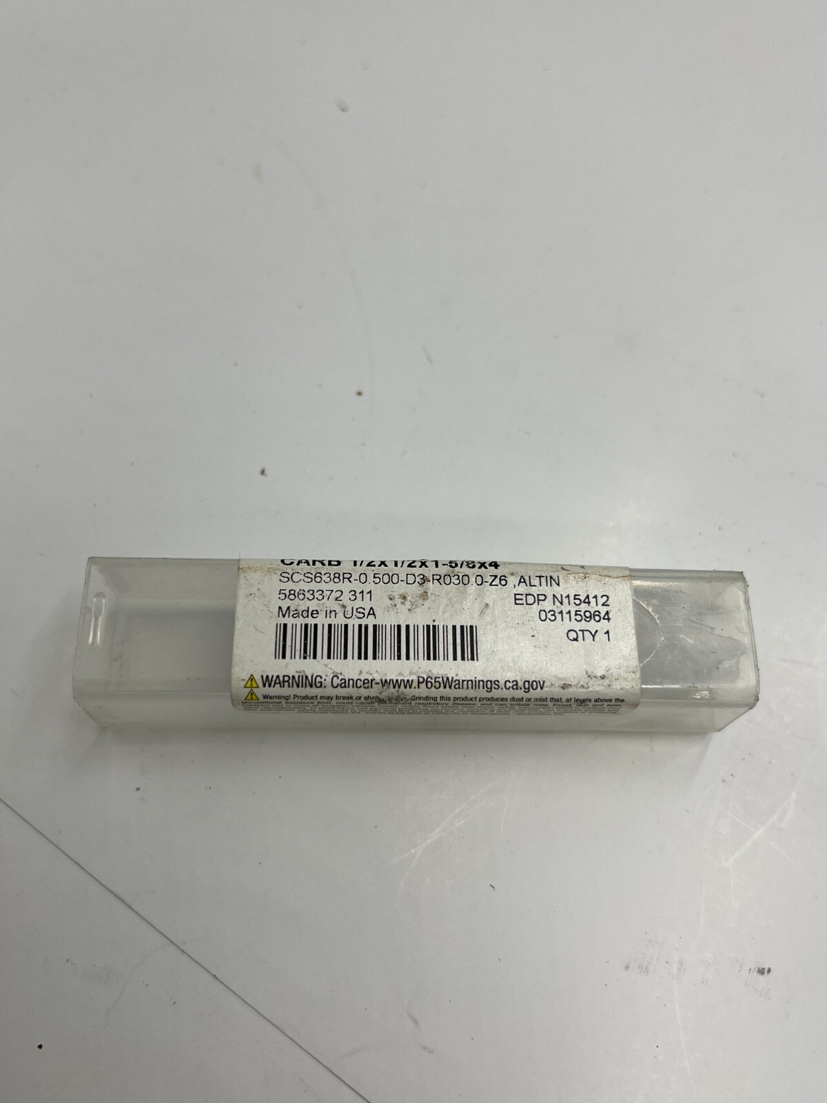 SCS638R-0.500-D3-R030. 0-Z6 Solid Carbide Multi-flute with Chip Splitter Corner