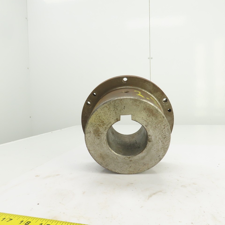 Flanged Coupling Hub Sleeve 2.875″ Shaft 7-7/8″ Flange OD 3/4″ Key