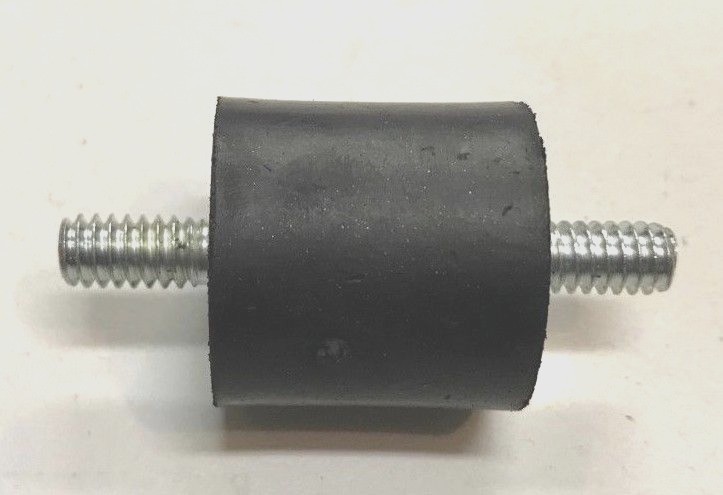 SET OF 4 Rubber Vibration Isolator Mounts 5/16-18 (1″ x 1″) MADE IN THE USA