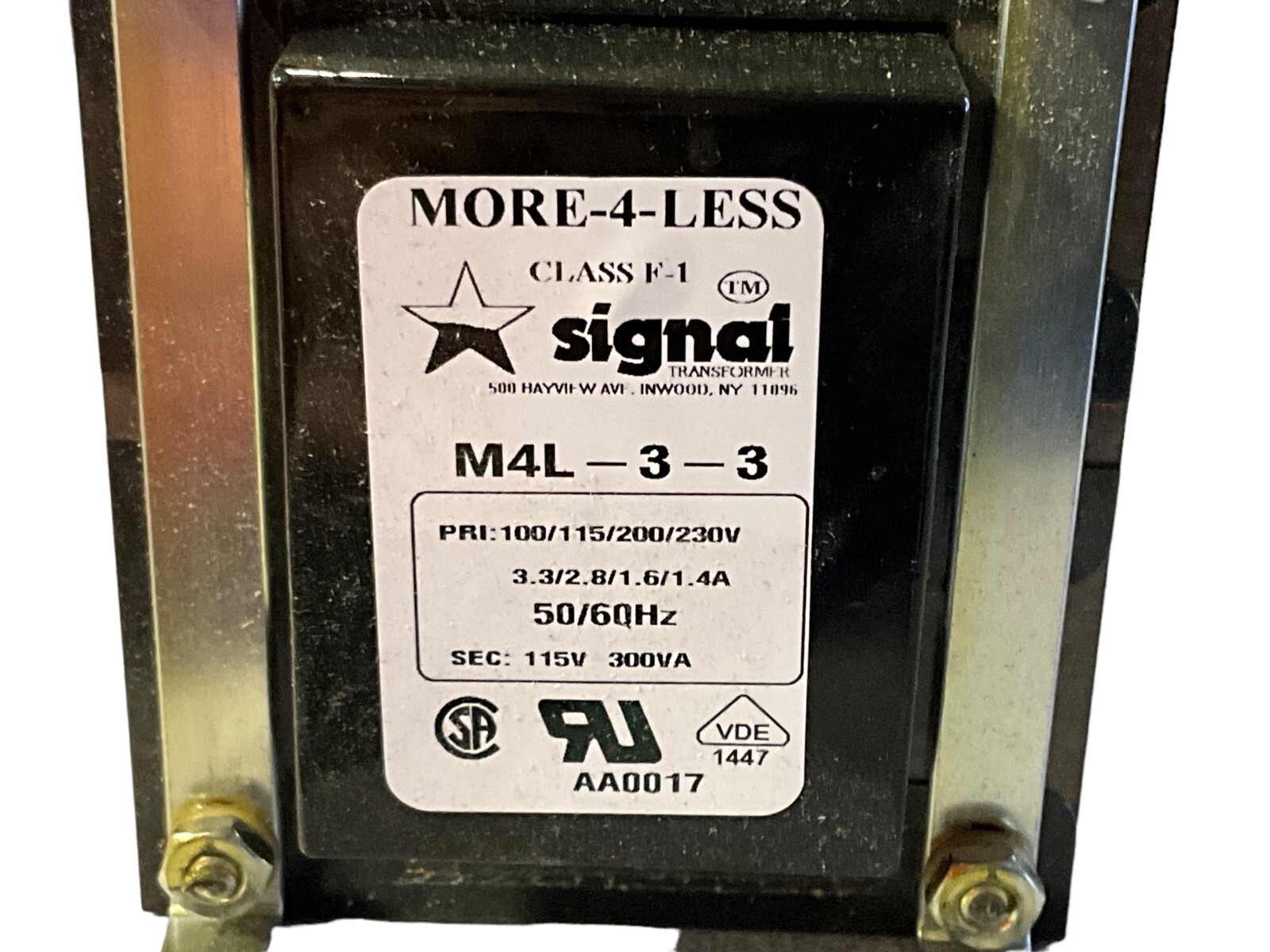 SIGNAL M4L-3-3 TRANSFORMER NEW